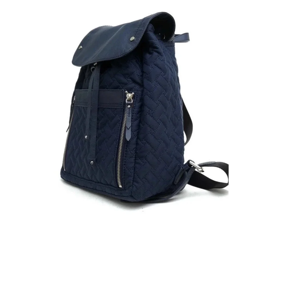 Cole Haan Quilted Nylon Backpack Black